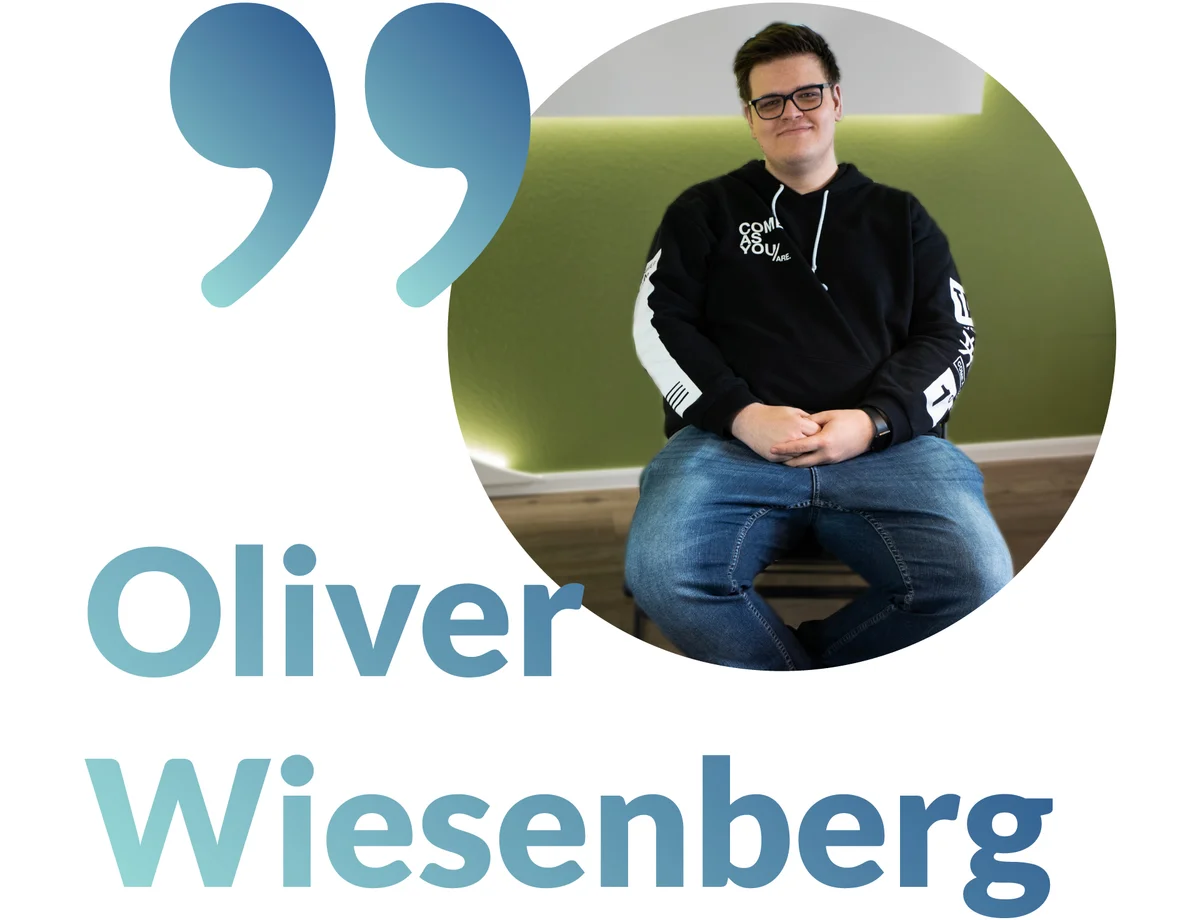 Schriftzug: Oliver Wiesenberg