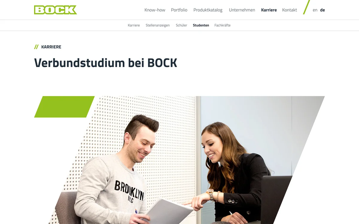 Studium bei Bock