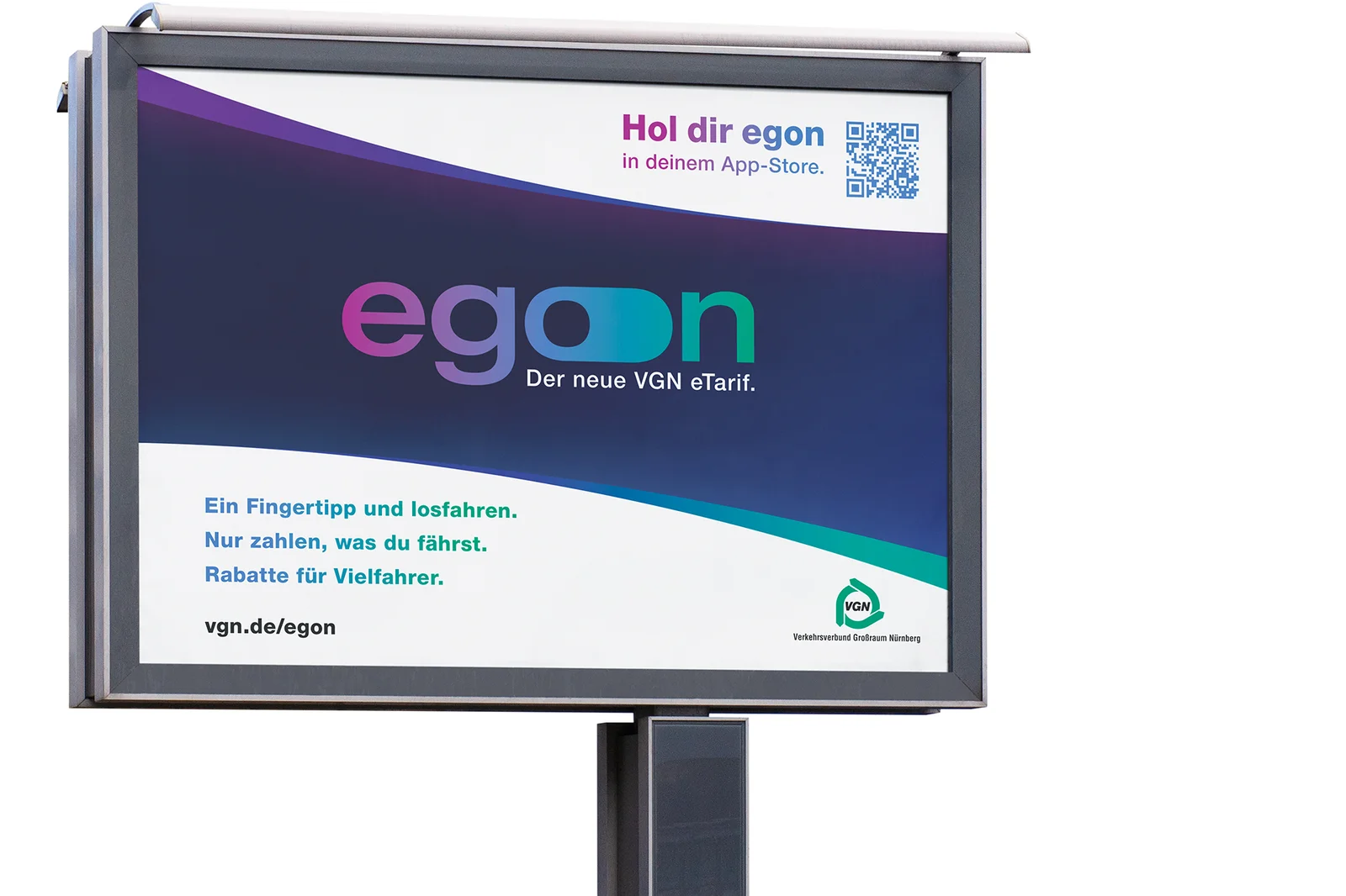digitales Werbeplakat
