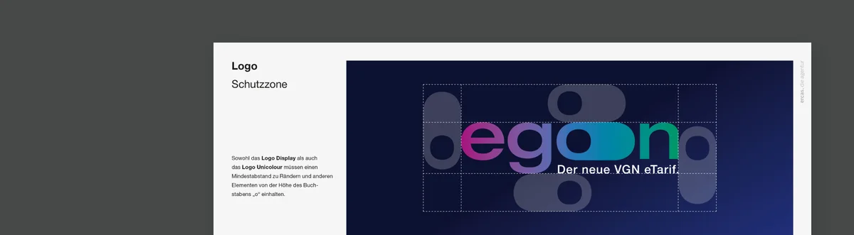 Designentwurf für egon Webseite